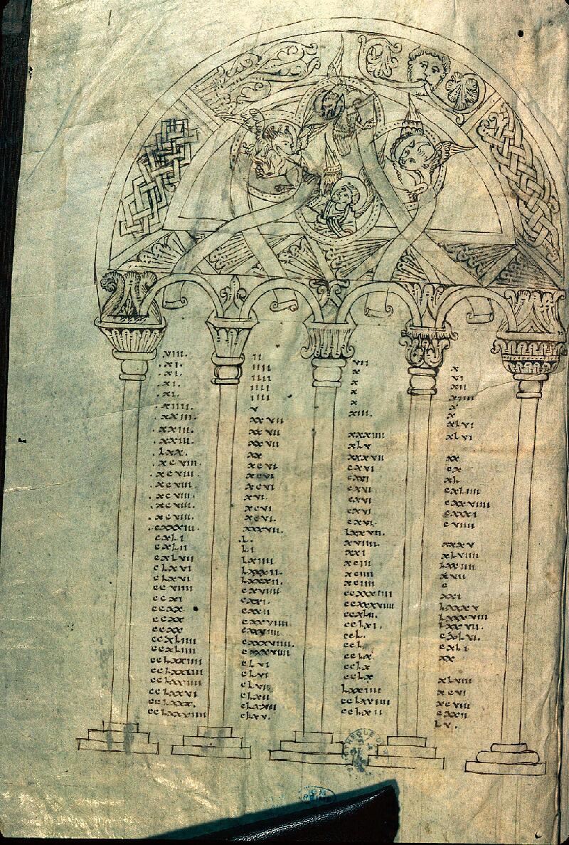 Reims, Bibl. mun., ms. 0013, f. 001v - vue 1