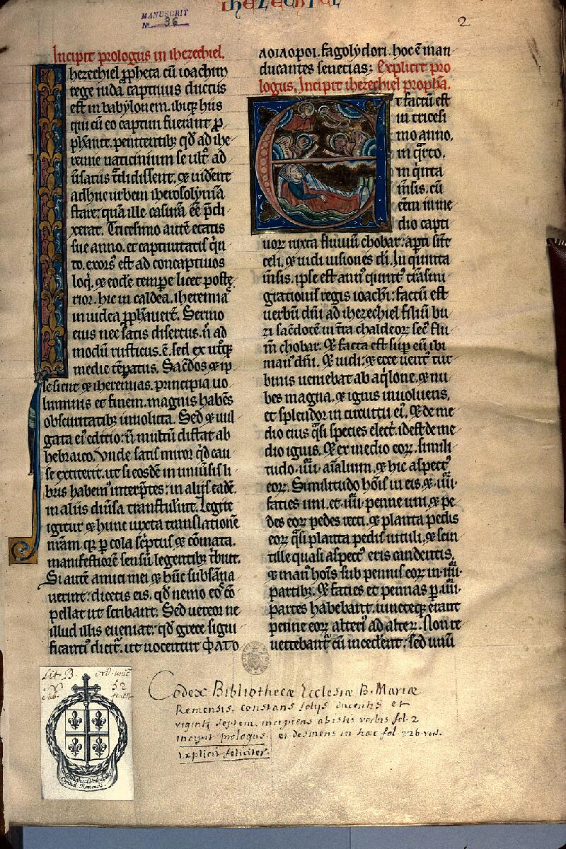 Reims, Bibl. mun., ms. 0036, f. 002 - vue 1