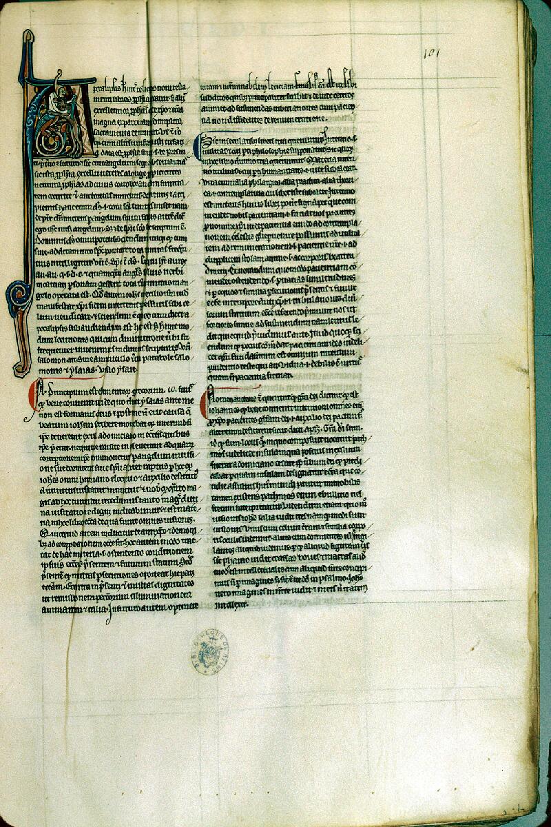Reims, Bibl. mun., ms. 0189, f. 101 - vue 1