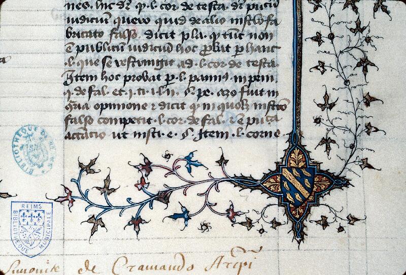 Reims, Bibl. mun., ms. 0829, f. 001 - vue 3