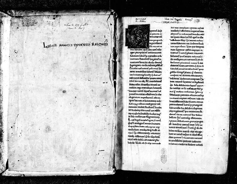 REIMS, Bibliothèque municipale, 0460 (E. 375), contreplat supérieur - f. 001