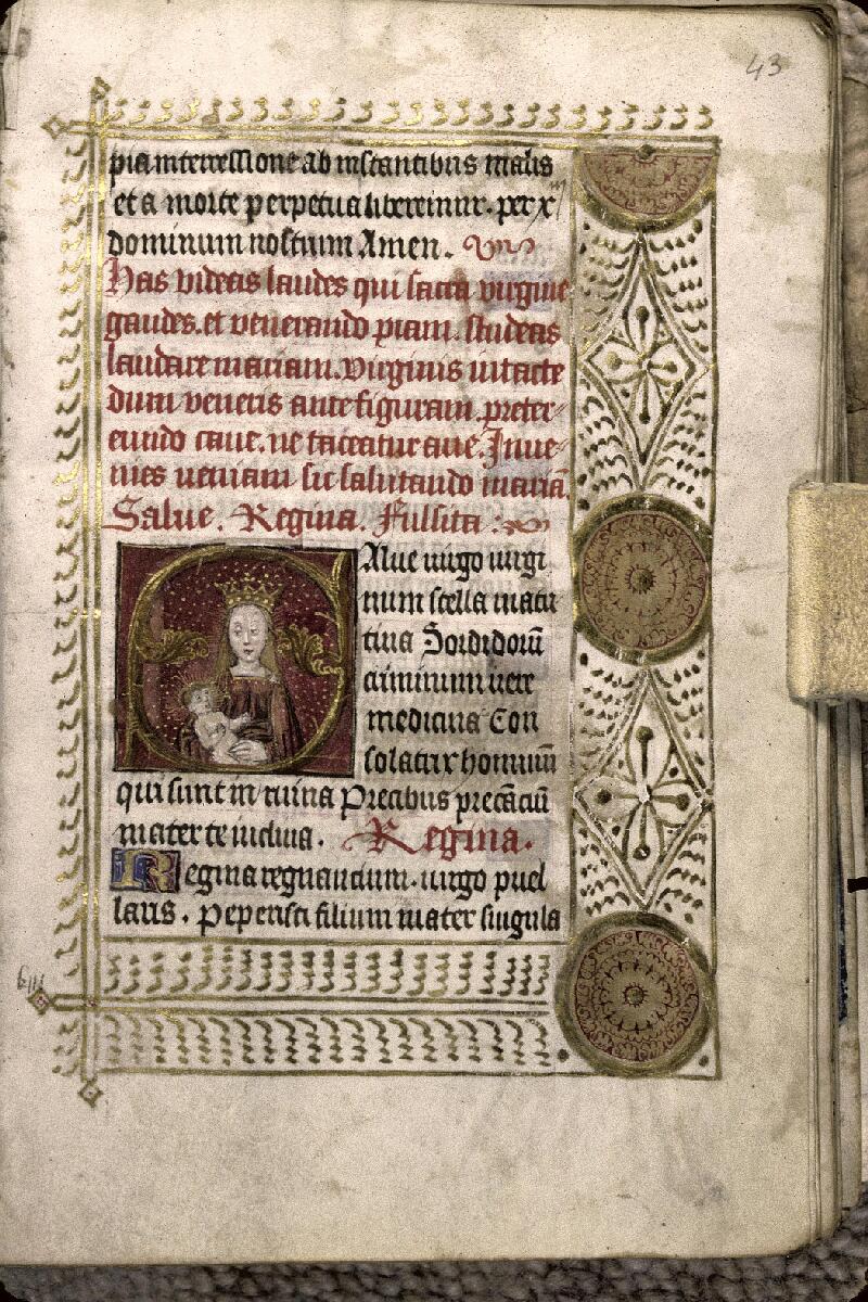 Riom, Bibl. mun., ms. 0076, f. 043 - vue 1