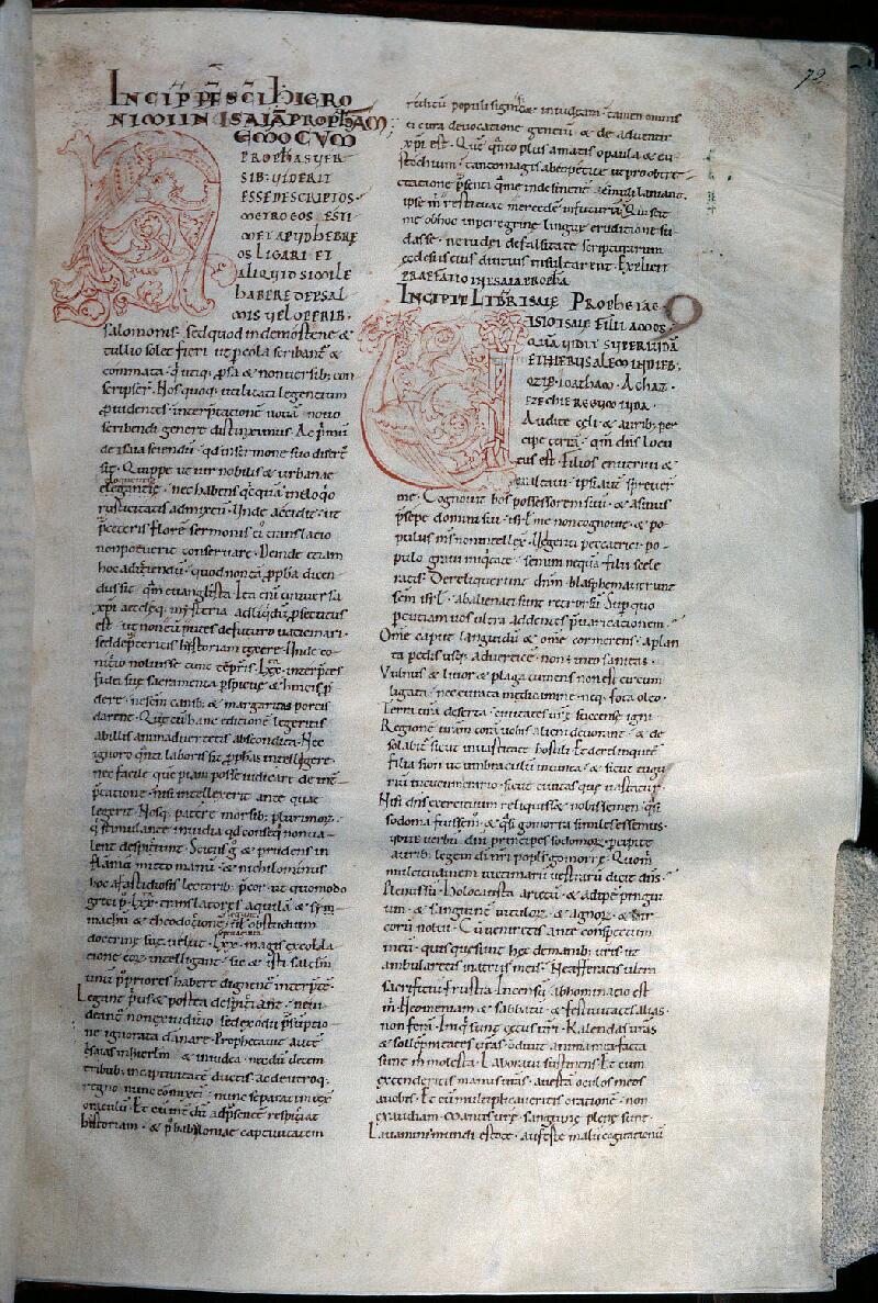 Rouen, Bibl. mun., ms. 0008, f. 072 - vue 1