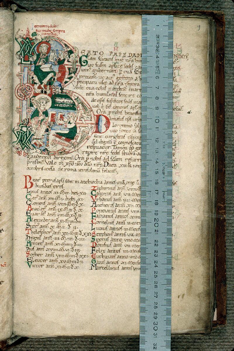 Rouen, Bibl. mun., ms. 0031, f. 009 - vue 1