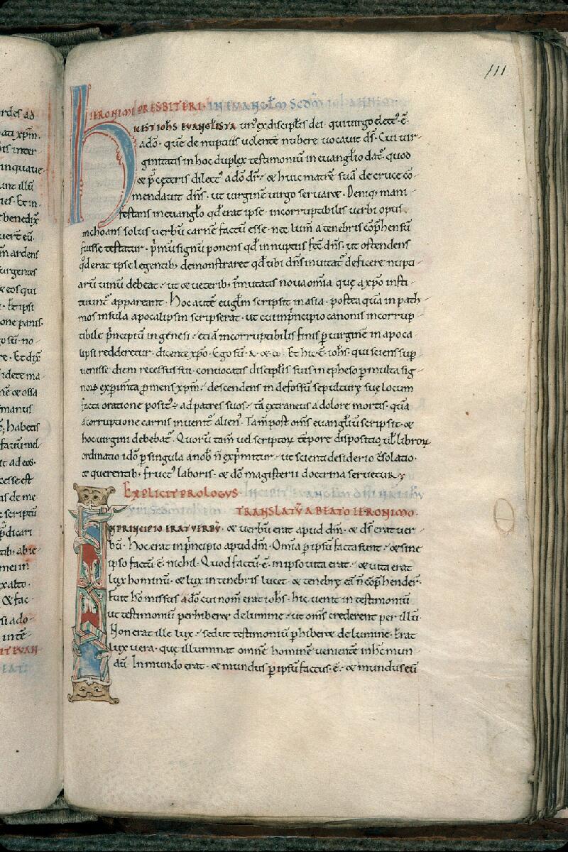 Rouen, Bibl. mun., ms. 0031, f. 111 - vue 1