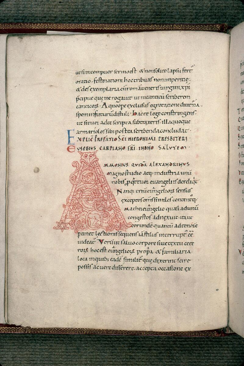 Rouen, Bibl. mun., ms. 0032, f. 008v - vue 1