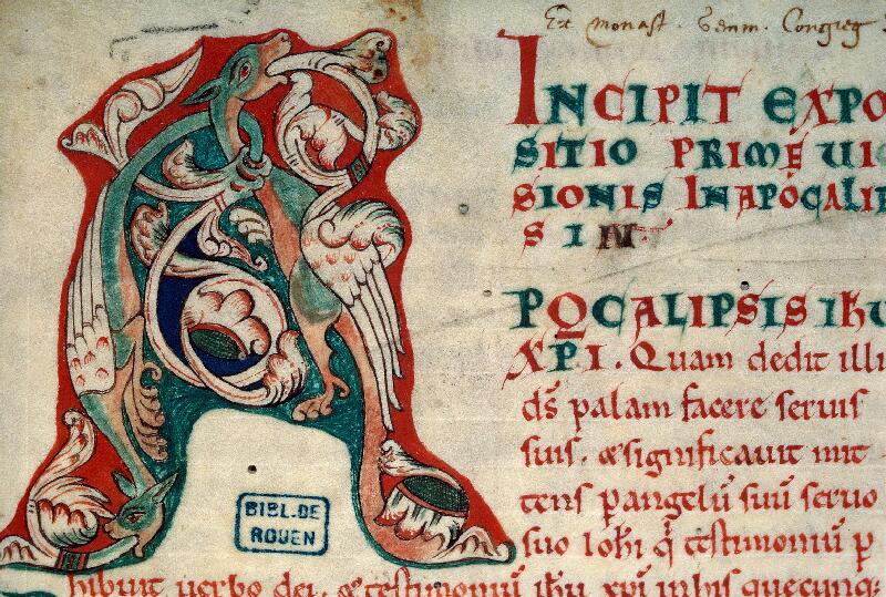 Rouen, Bibl. mun., ms. 0160, f. 001 - vue 2