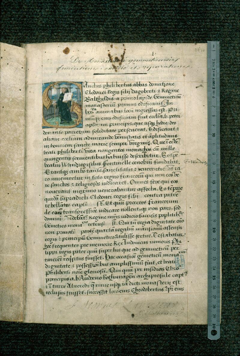 Rouen, Bibl. mun., ms. 1132, f. 001 - vue 1