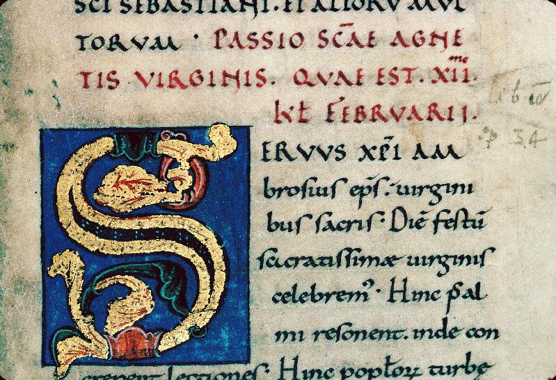 Rouen, Bibl. mun., ms. 1381, f. 199
