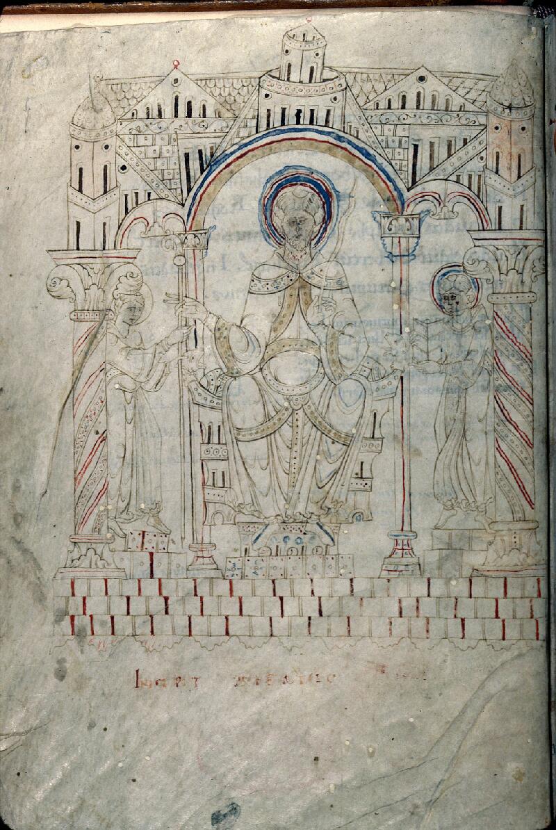 Rouen, Bibl. mun., ms. 1409, f. 001v - vue 1