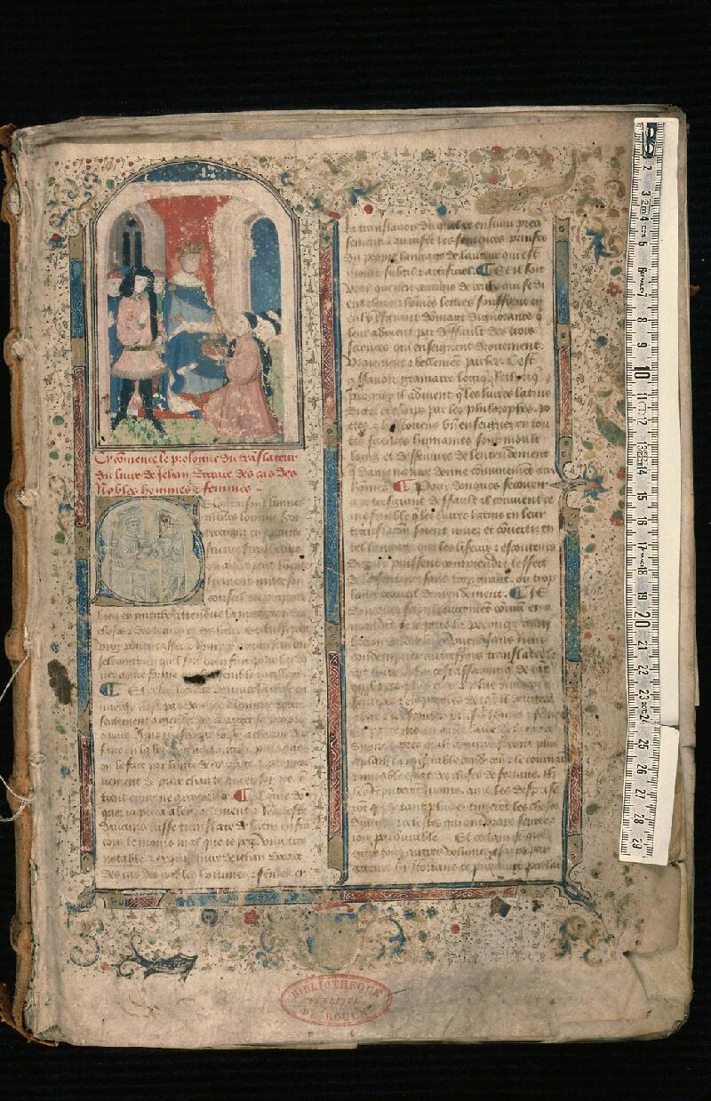 Rouen, Bibl. mun., ms. 1440, f. 001 - vue 1