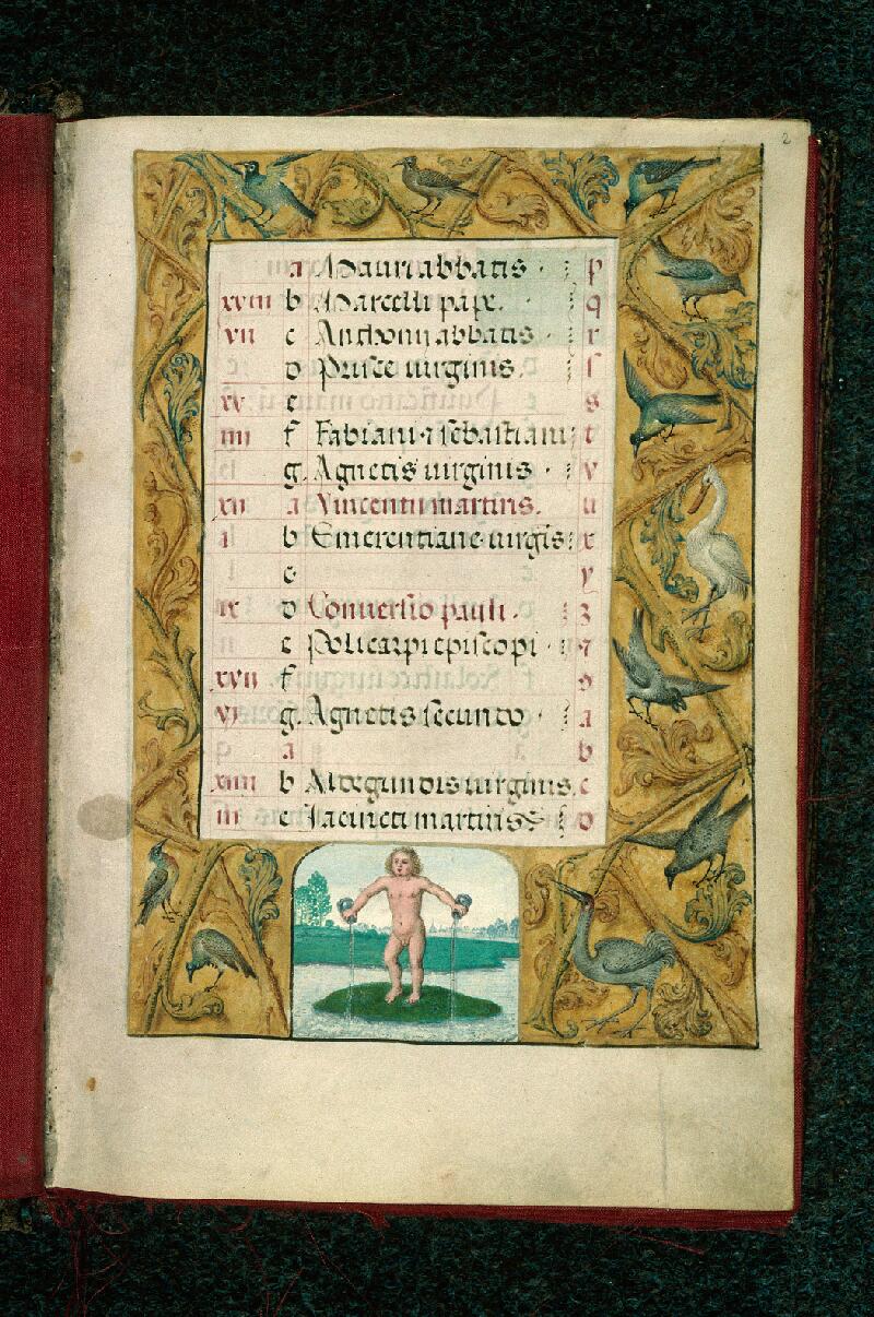 Rouen, Bibl. mun., ms. 3028, f. 002 - vue 1