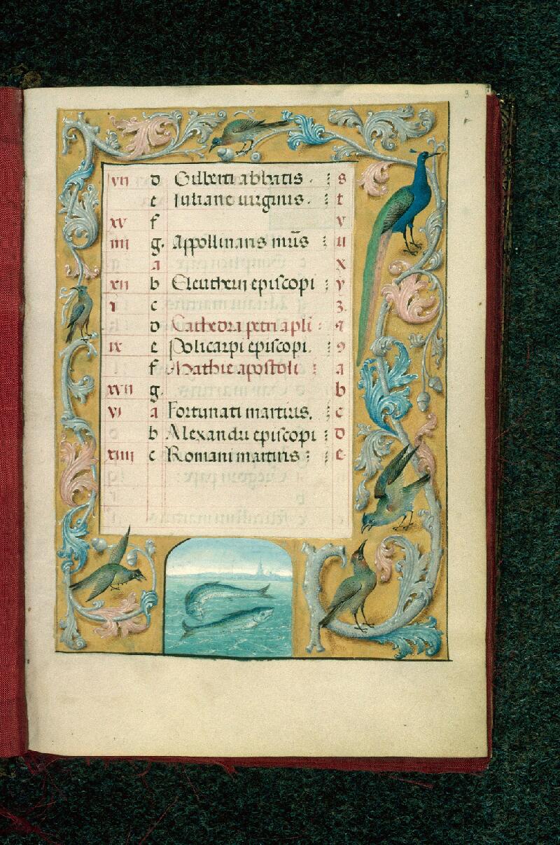 Rouen, Bibl. mun., ms. 3028, f. 003 - vue 1