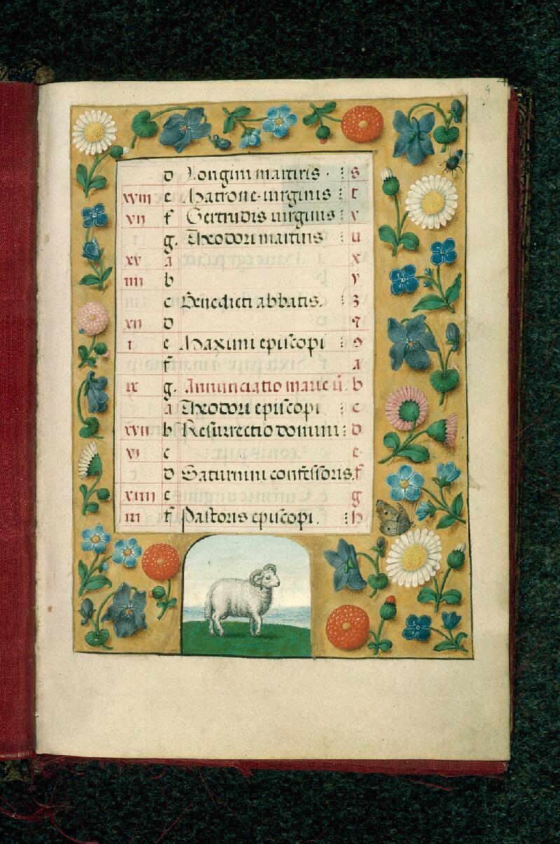 Rouen, Bibl. mun., ms. 3028, f. 004 - vue 1