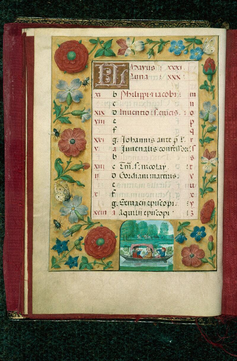 Rouen, Bibl. mun., ms. 3028, f. 005v - vue 1