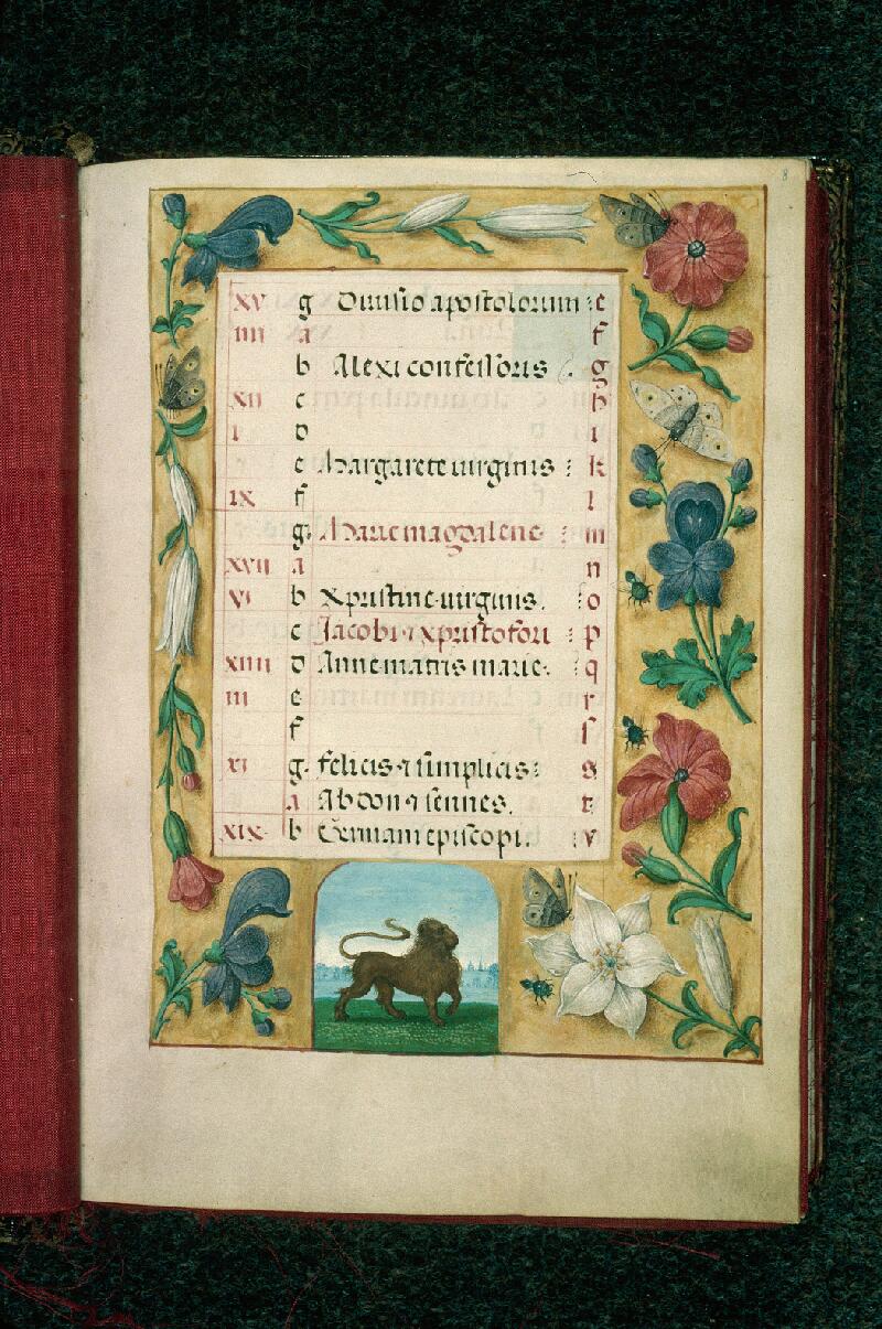 Rouen, Bibl. mun., ms. 3028, f. 008 - vue 1
