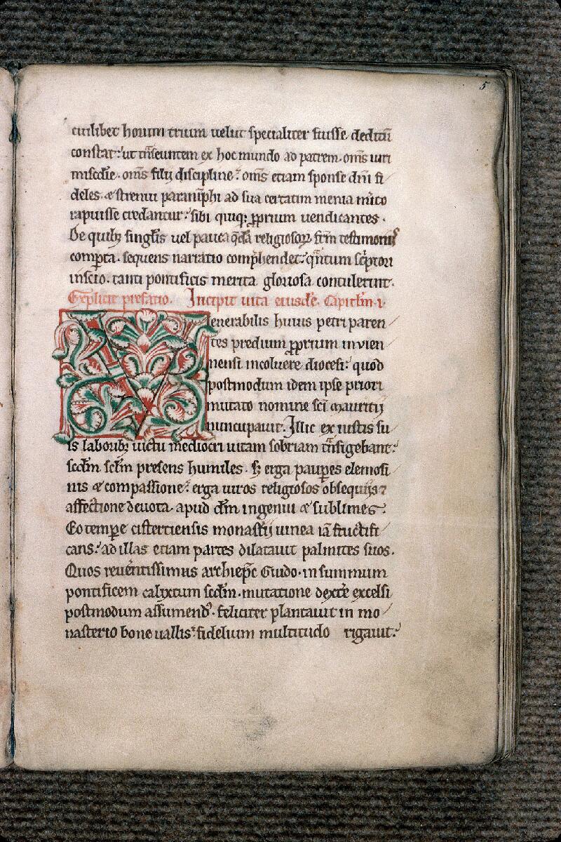 Saint-Omer, Bibl. mun., ms. 0769, f. 005 - vue 1