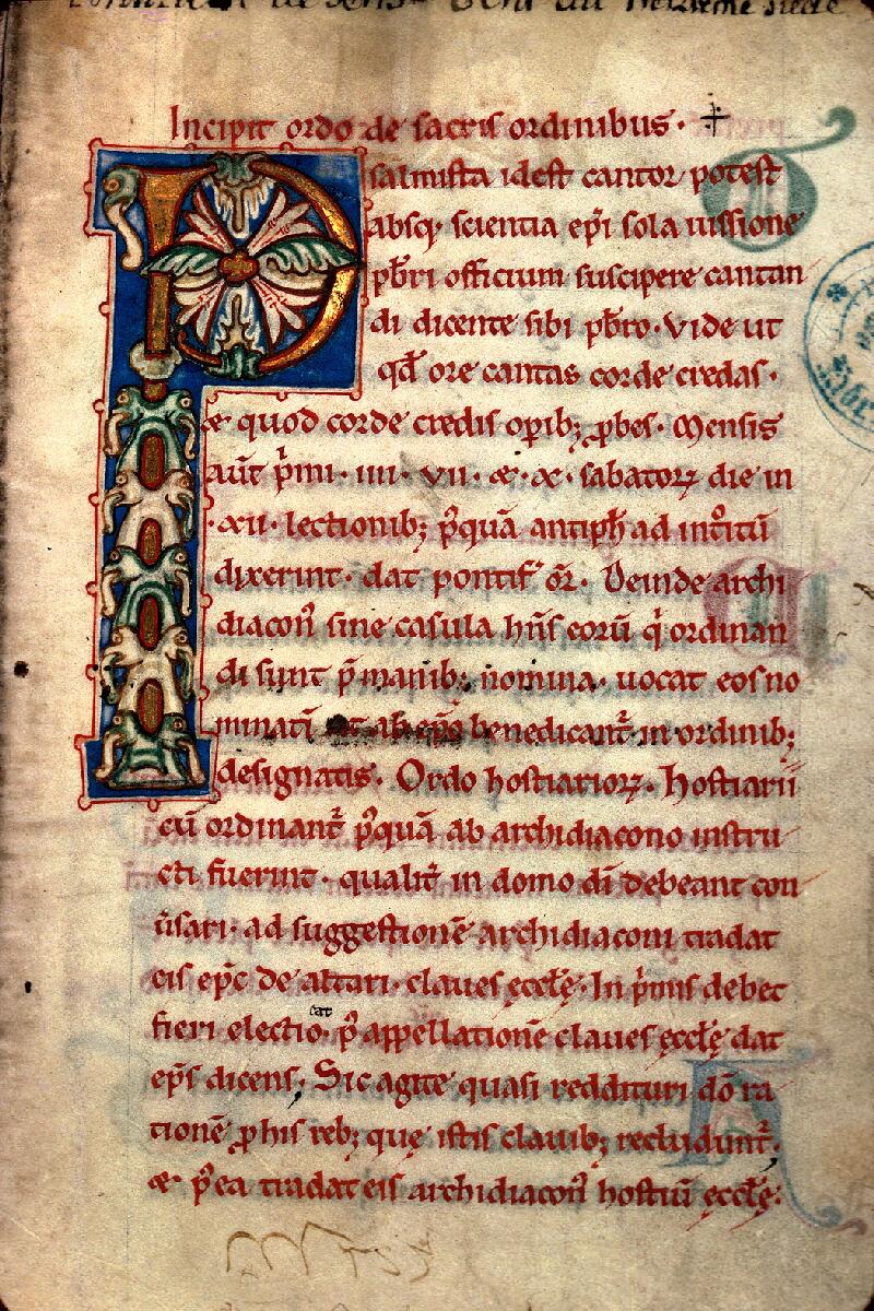 Sens, Bibl. mun., ms. 0009, f. 001