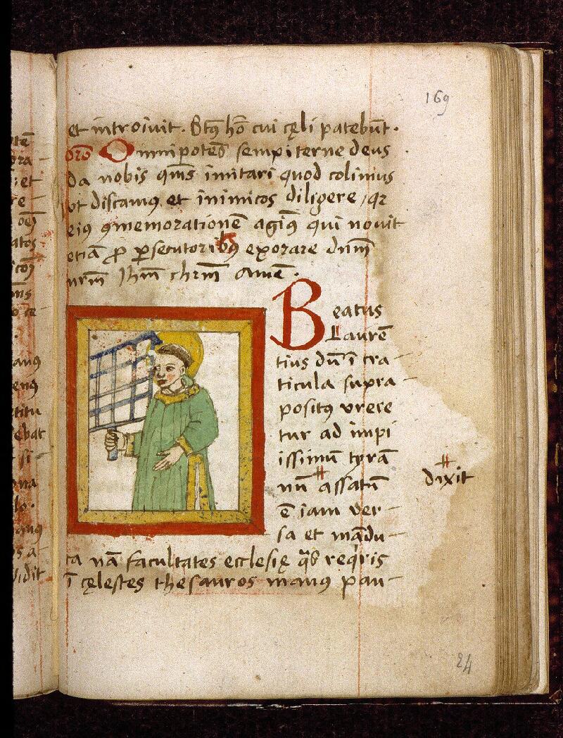 Solesmes, Bibl. abbaye Saint-Pierre, ms. 0018, f. 169
