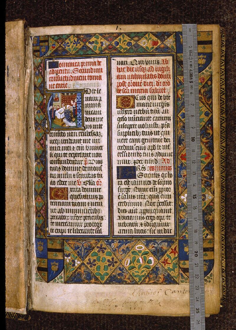 Solesmes, Bibl. abbaye Saint-Pierre, ms. 0215, f. 001 - vue 1