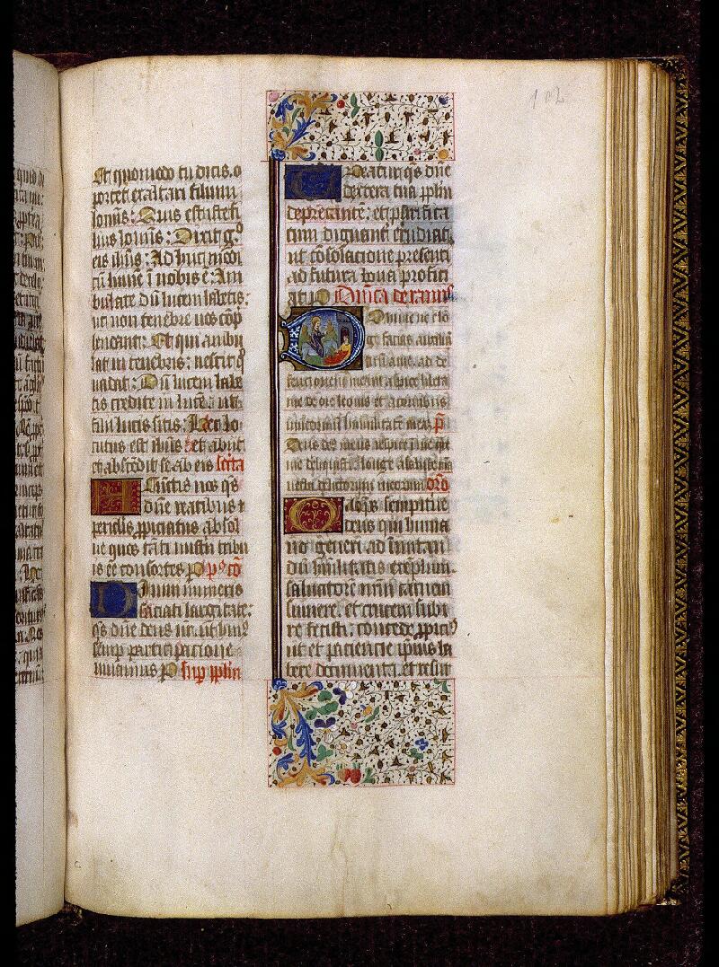 Solesmes, Bibl. abbaye Saint-Pierre, ms. 0215, f. 102 - vue 1