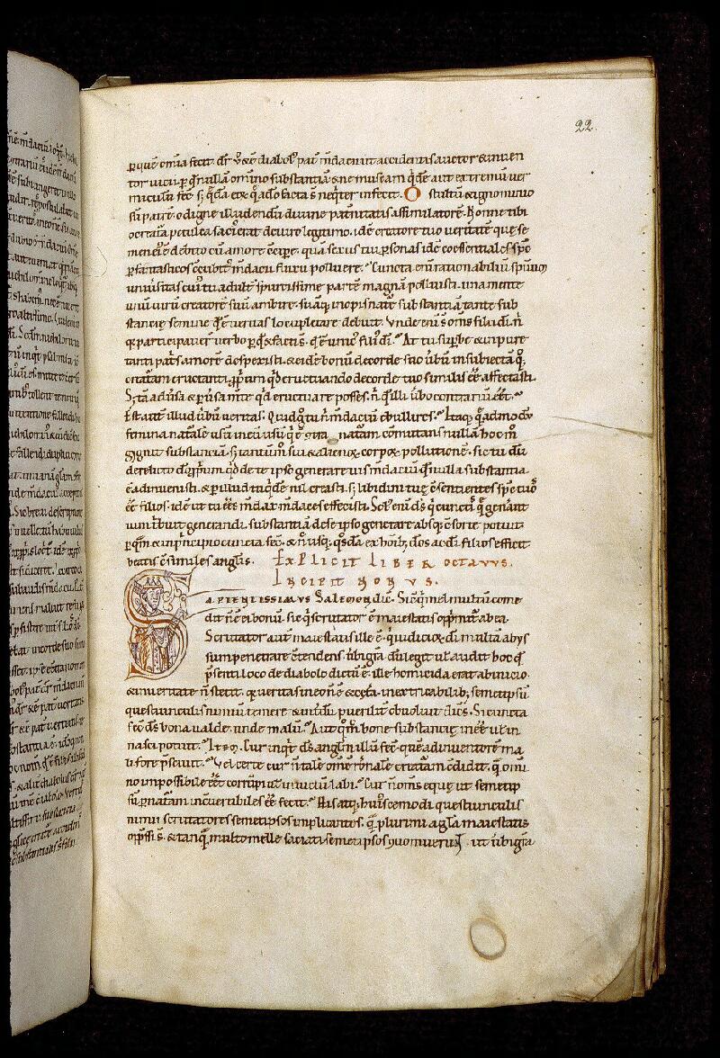 Solesmes, Bibl. abbaye Saint-Pierre, ms. 0347, f. 022 - vue 1