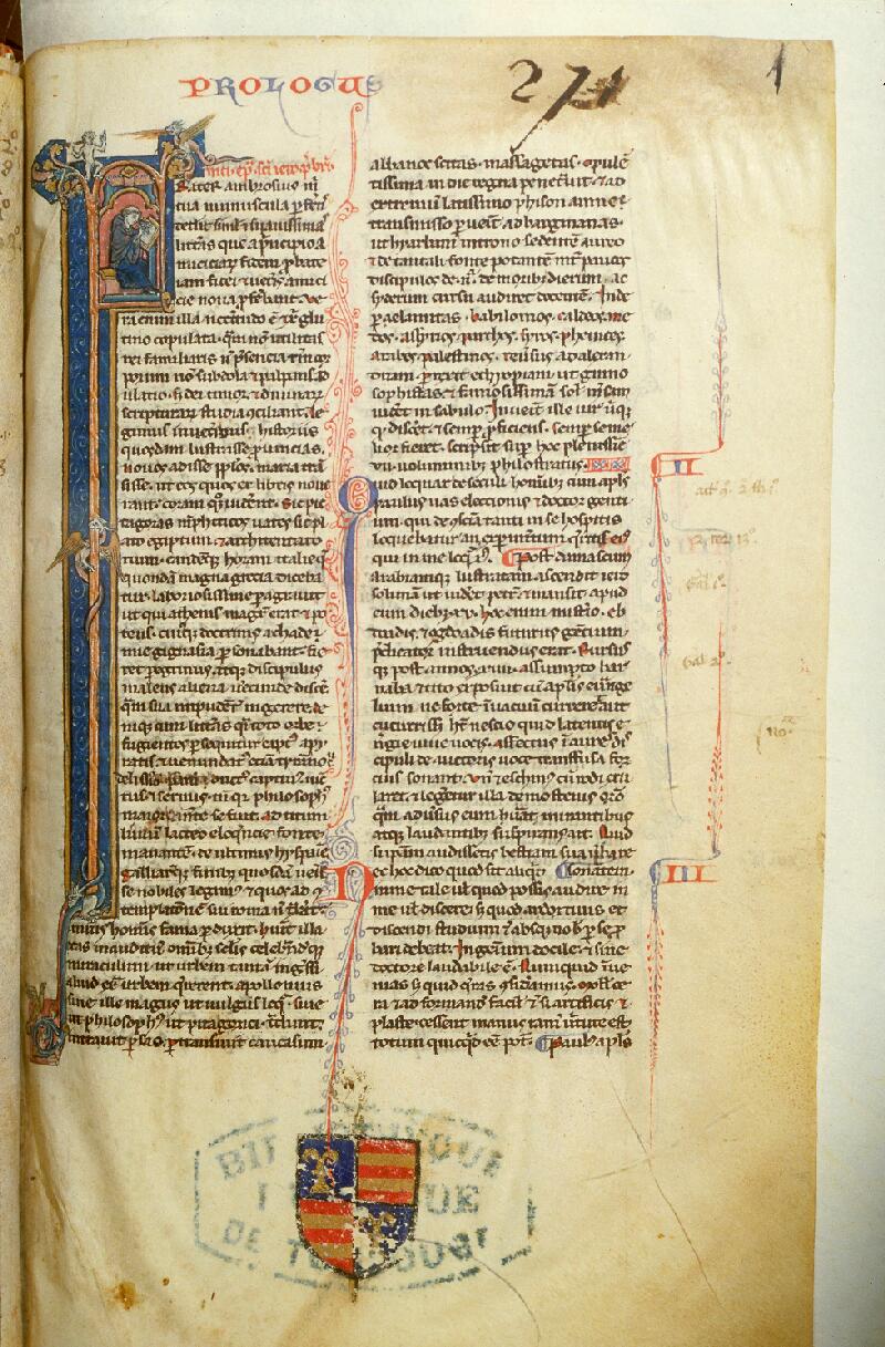 Toulouse, Bibl. mun., ms. 0008, f. 001 - vue 1