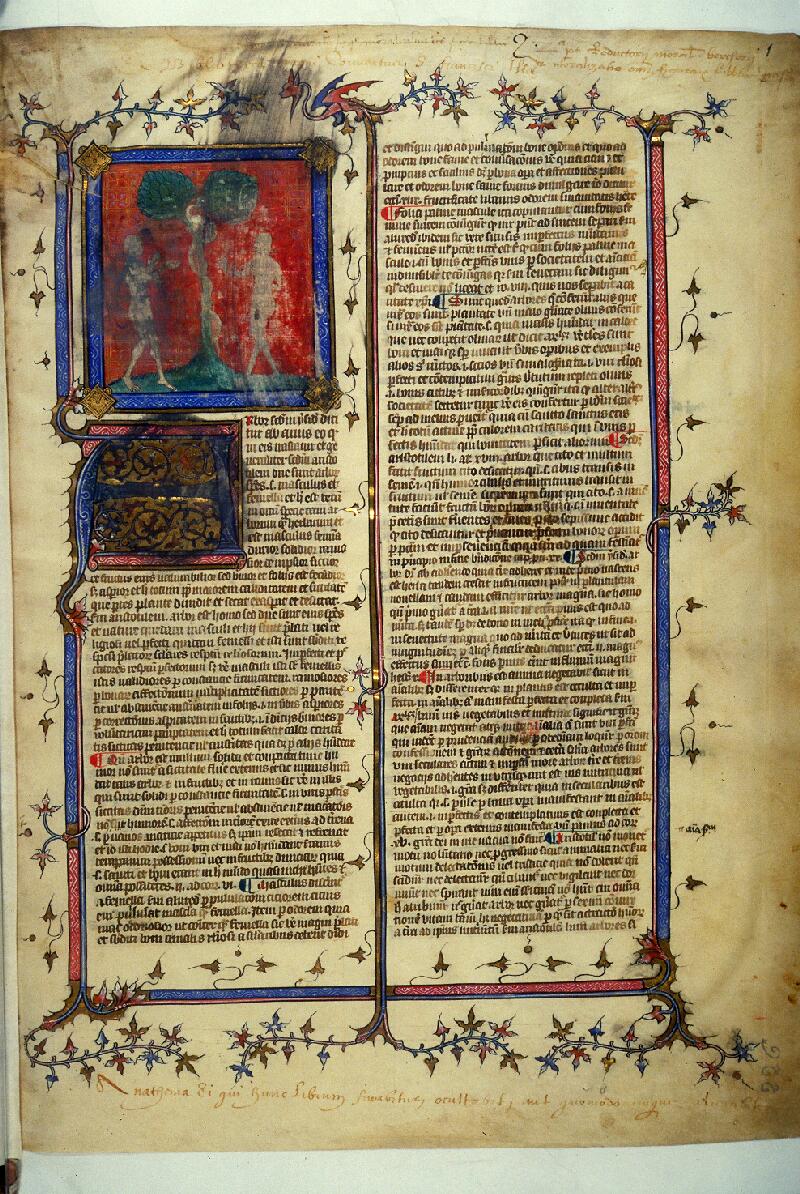 Toulouse, Bibl. mun., ms. 0226, f. 001 - vue 1