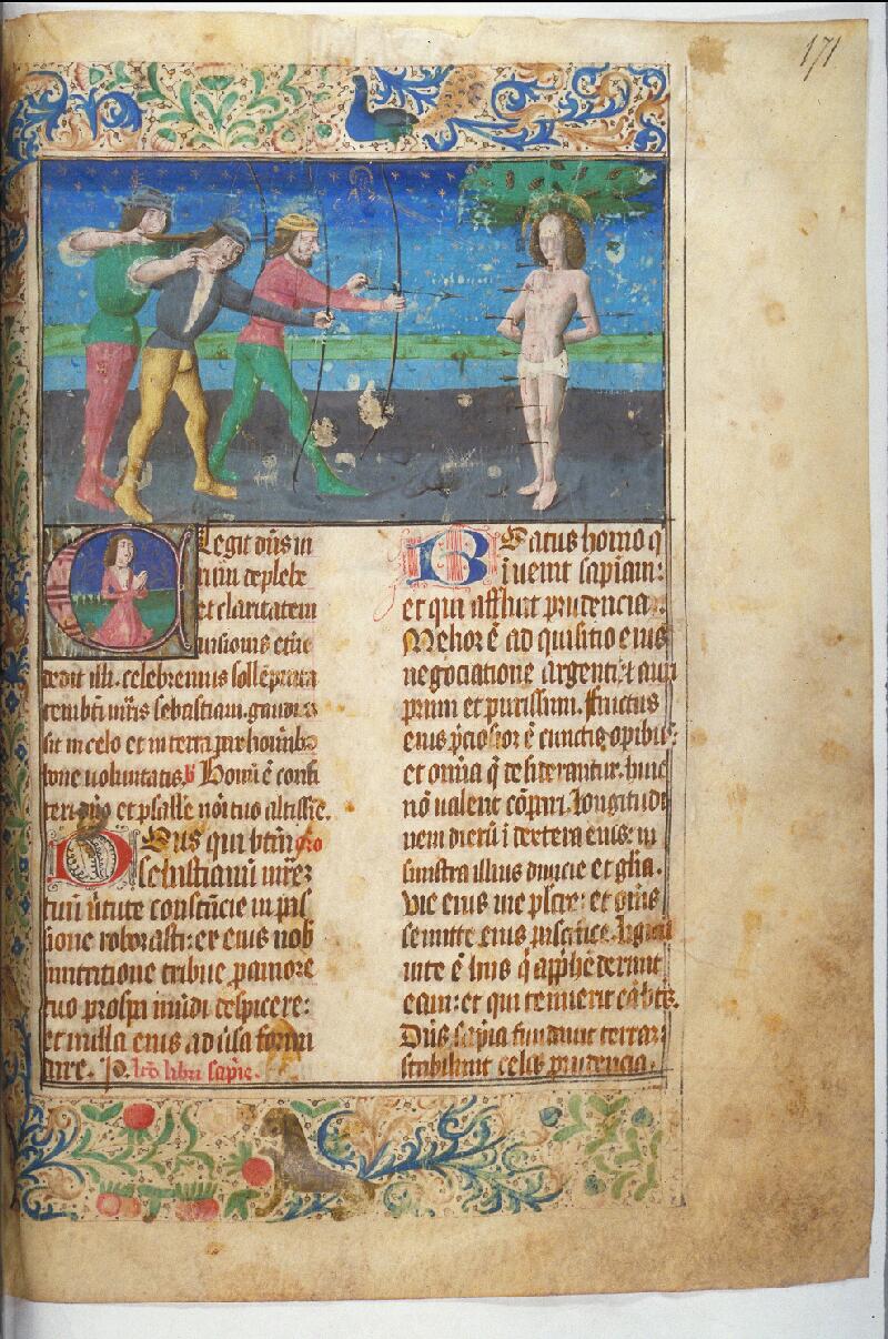 Toulouse, Bibl. mun., ms. 0106, f. 171 - vue 1