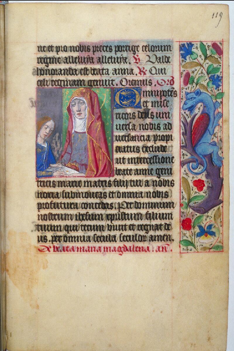 Toulouse, Bibl. mun., ms. 0135, f. 119 - vue 1