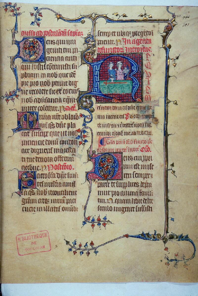 Toulouse, Bibl. mun., ms. 0090, f. 388 - vue 1