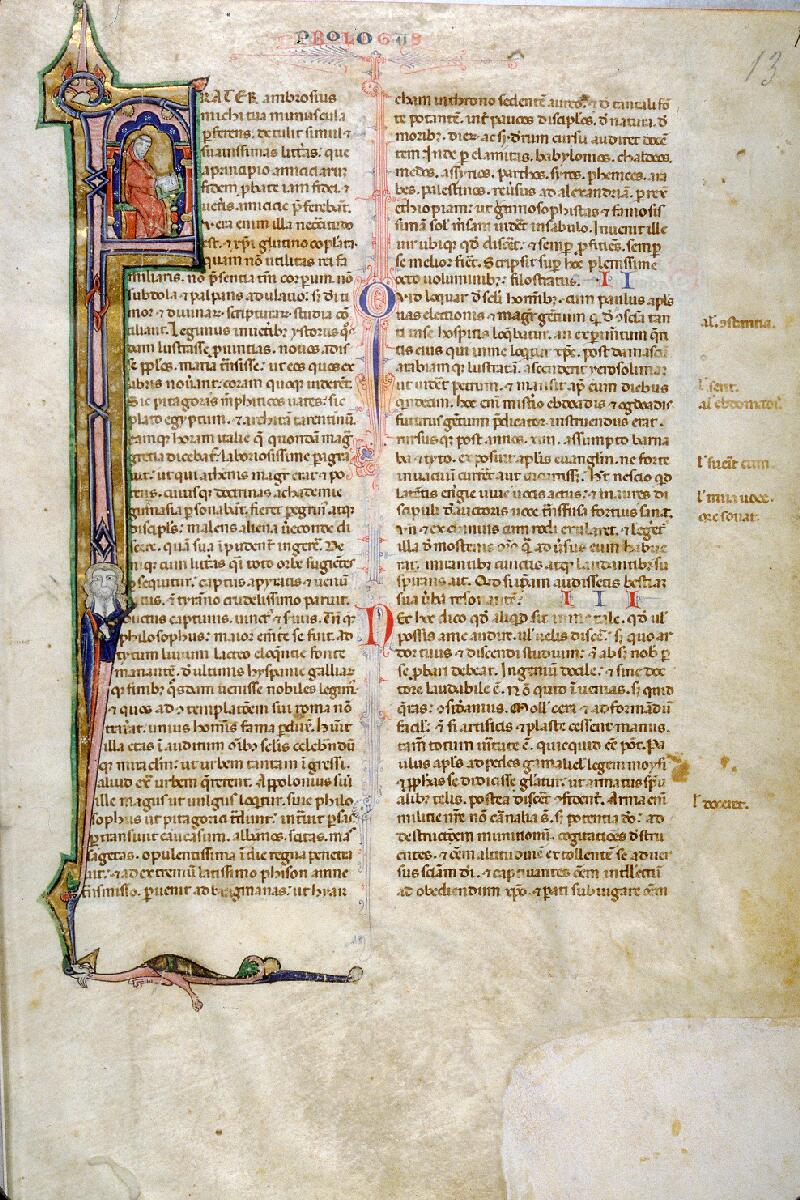Toulouse, Bibl. mun., ms. 0013, f. 001 - vue 1