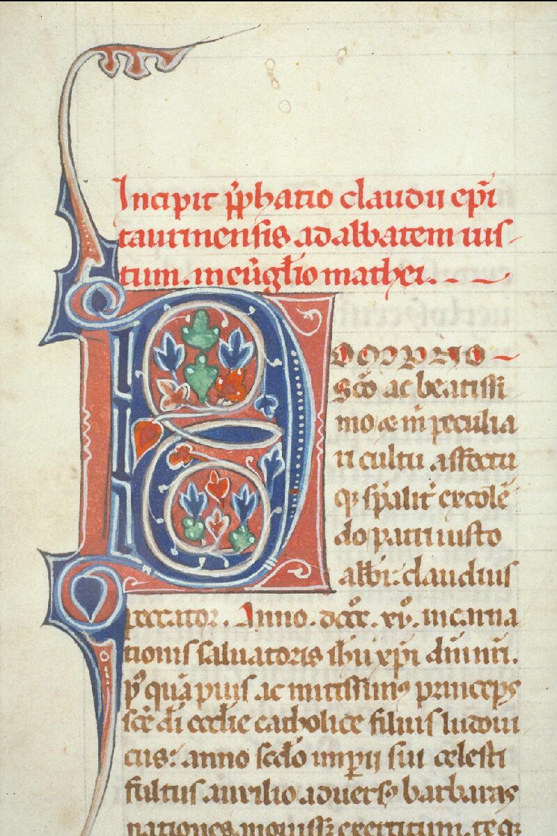 Toulouse, Bibl. mun., ms. 0044, f. 001