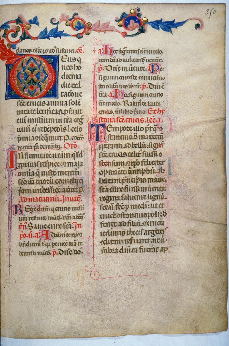Toulouse, Bibl. mun., ms. 0077, f. 350 - vue 1