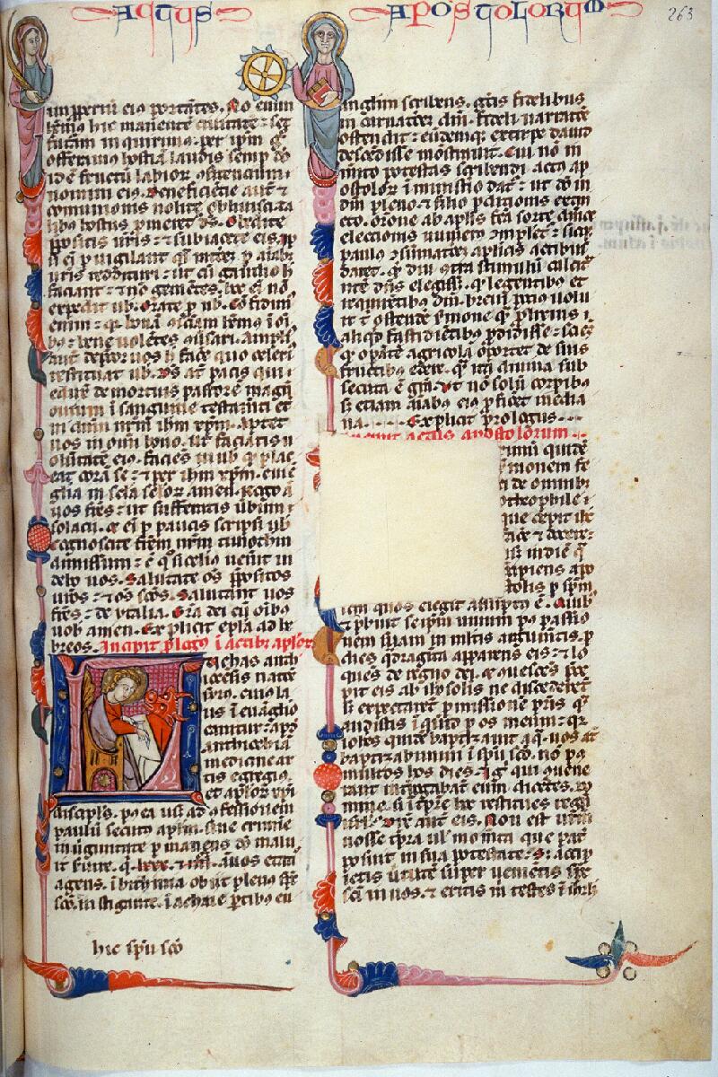 Toulouse, Bibl. mun., ms. 0015, f. 263 - vue 1