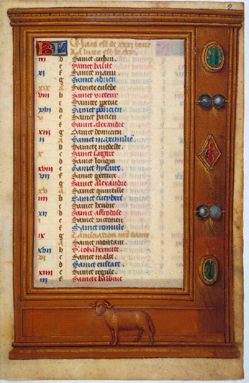 Toulouse, Bibl. mun., ms. 0135, f. 002 - vue 1