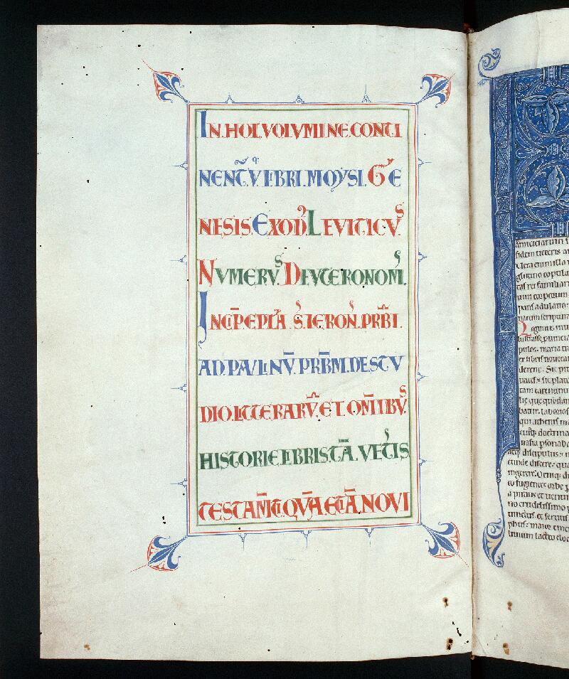 Troyes, Bibl. mun., ms. 0027, t. I, f. de garde v