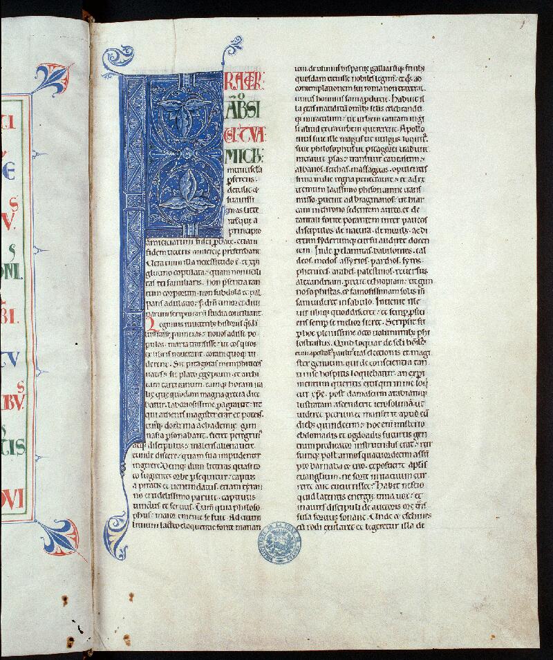 Troyes, Bibl. mun., ms. 0027, t. I, f. 001