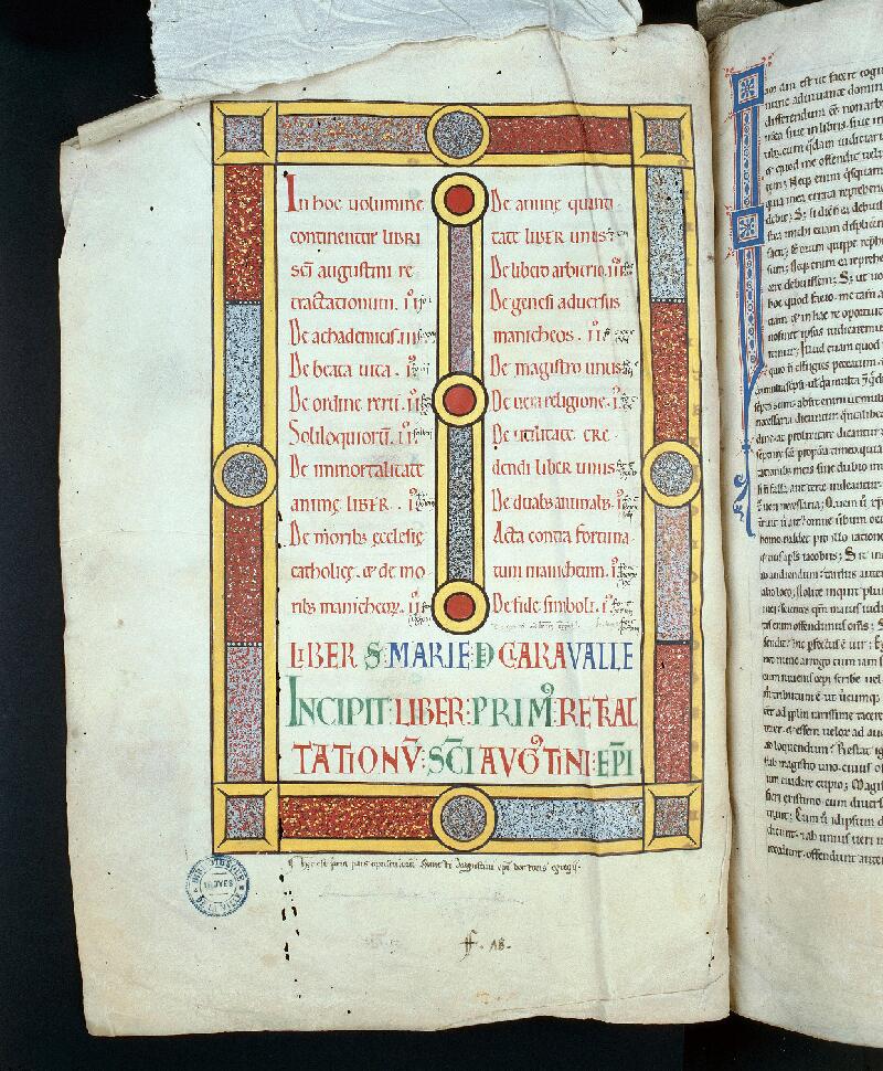 Troyes, Bibl. mun., ms. 0040, t. I, f. 001v - vue 1