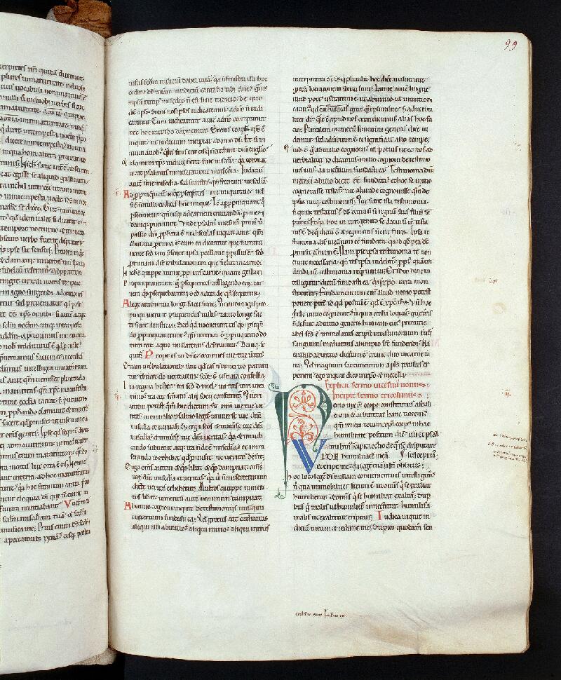Troyes, Bibl. mun., ms. 0040, t. V, f. 099