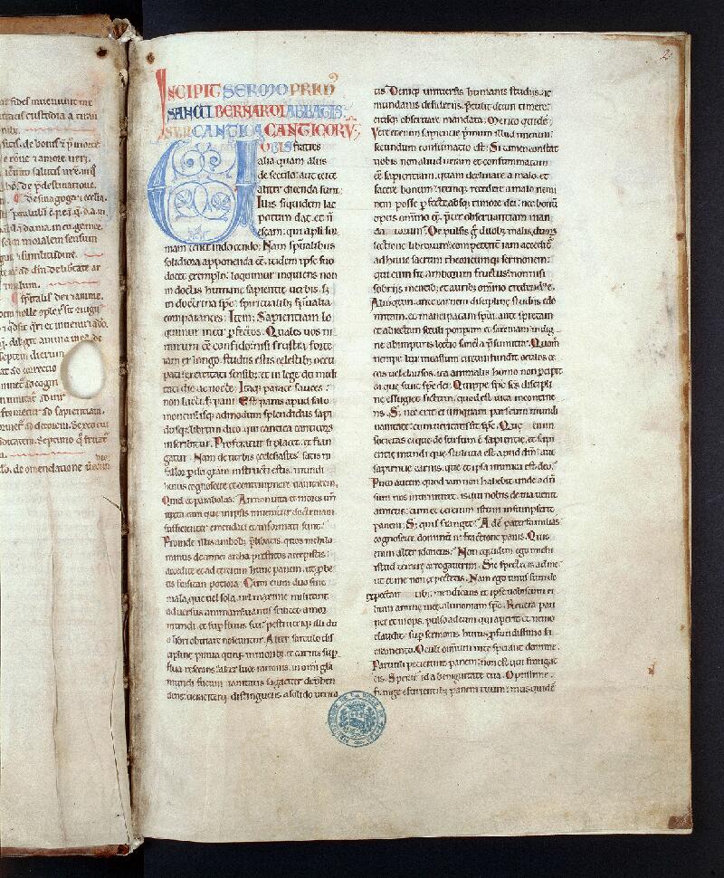 Troyes, Bibl. mun., ms. 0045, t. I, f. 002 - vue 1
