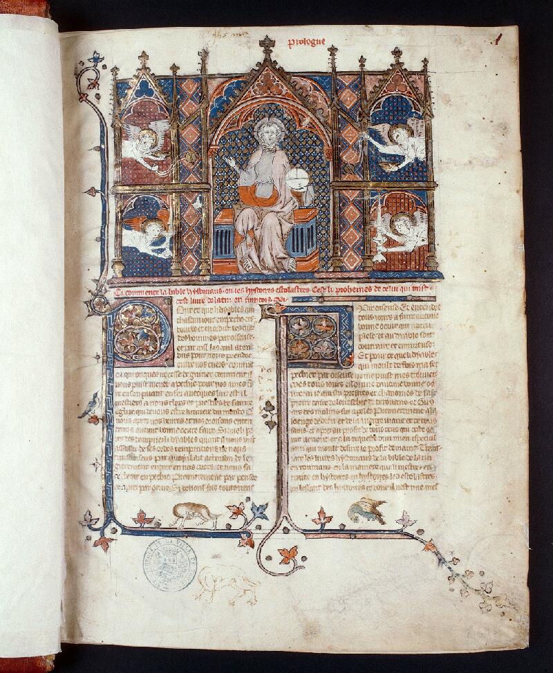 Troyes, Bibl. mun., ms. 0059, f. 001 - vue 1