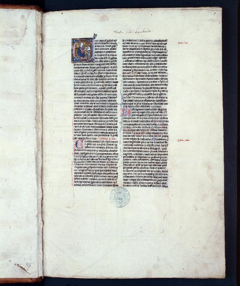 Troyes, Bibl. mun., ms. 0077, f. 001 - vue 1