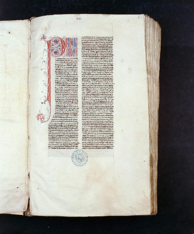 Troyes, Bibl. mun., ms. 0079, f. 001 - vue 1