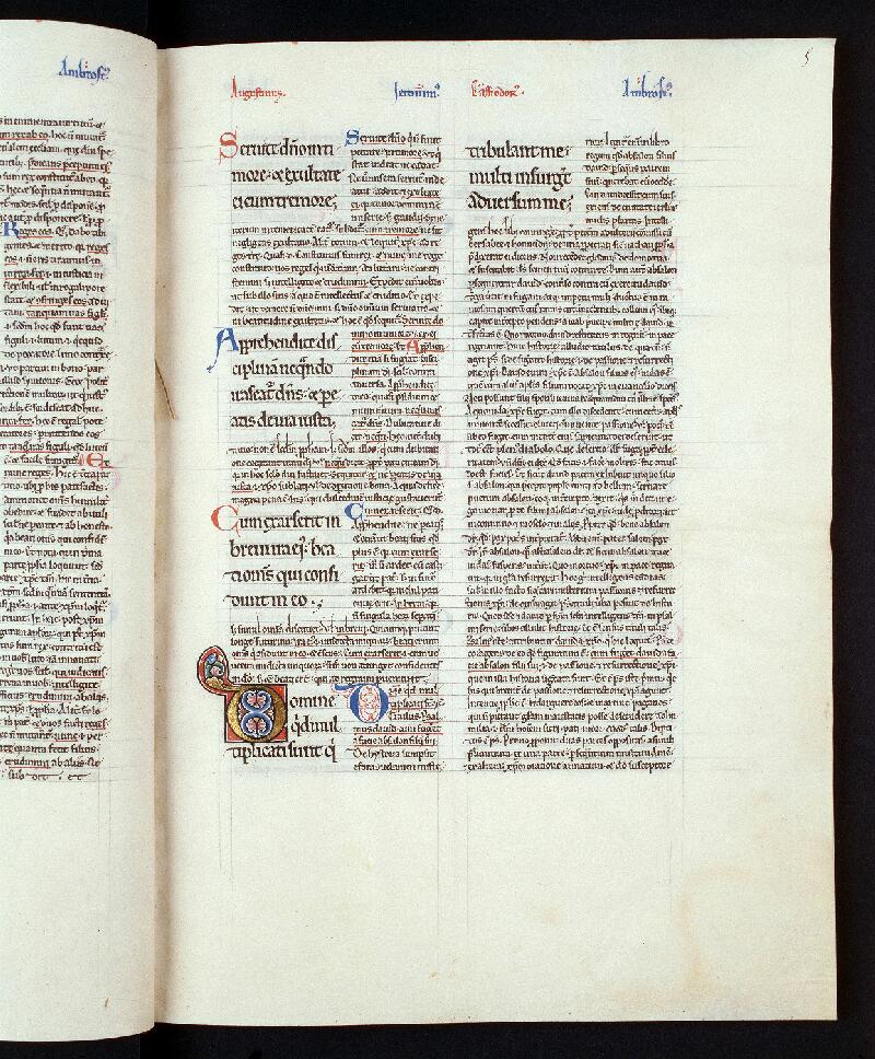 Troyes, Bibl. mun., ms. 0092, t. I, f. 005 - vue 1