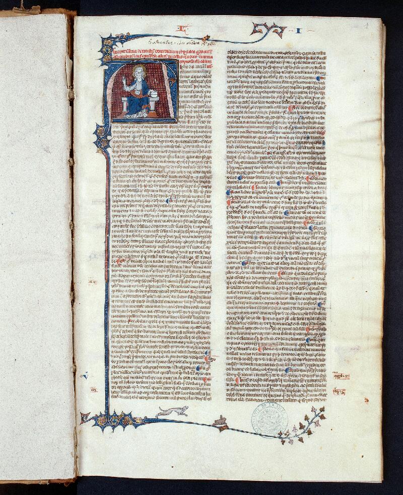 Troyes, Bibl. mun., ms. 0099, f. 001 - vue 1