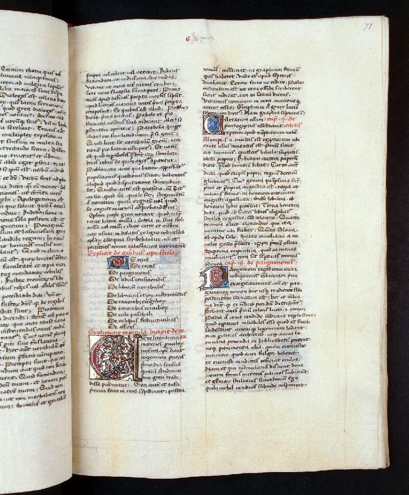 Troyes, Bibl. mun., ms. 0167, f. 071 - vue 1