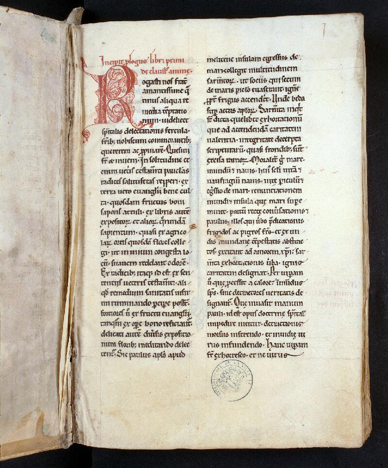 Troyes, Bibl. mun., ms. 0177, f. 001 - vue 1