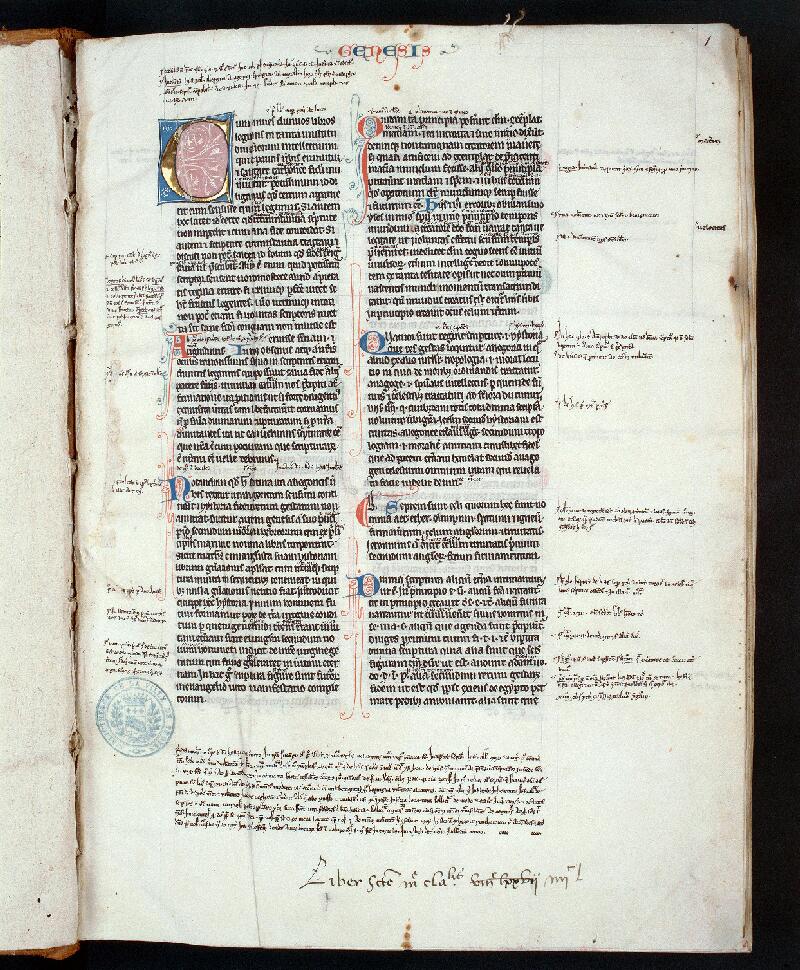 Troyes, Bibl. mun., ms. 0195, f. 001 - vue 1