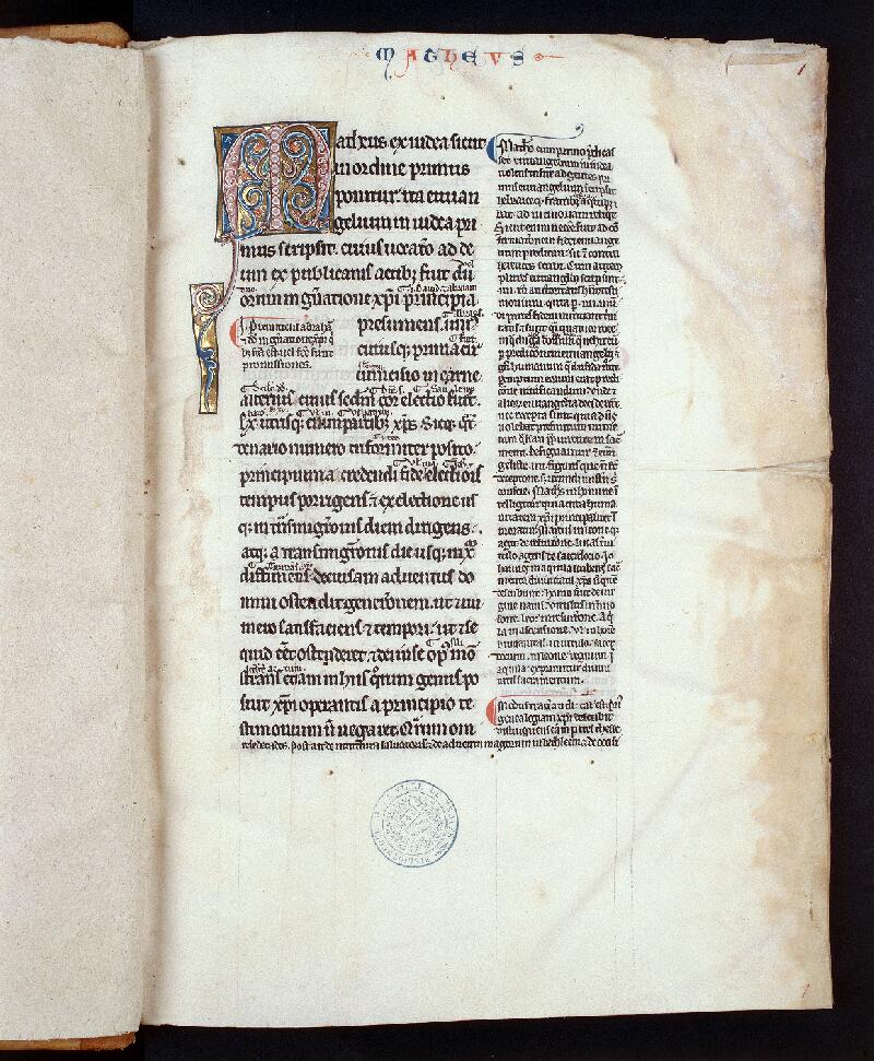Troyes, Bibl. mun., ms. 0220, f. 001 - vue 1